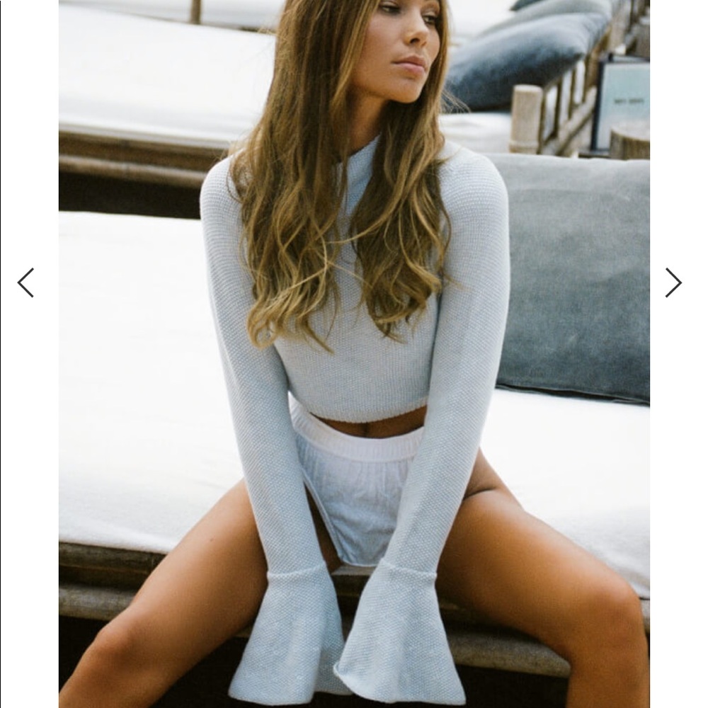 Bardot knit top